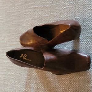 Aerosoles A2 Brown Rubber Sole Women's Size 8.5 Heels